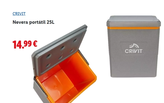 Nevera portátil 25L/ LIDL