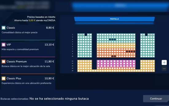 Diferentes precios para las butacas de Cinesa / Fotomontaje CG