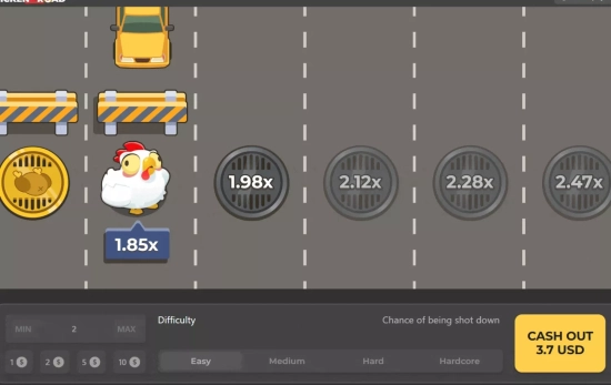 El juego 'Chicken Road' CAPTURA El juego 'Chicken Road' CAPTURA