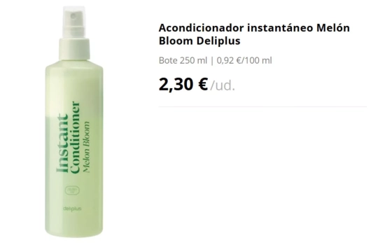 Acondicionador instantáneo Melón Bloom Deliplus/ MERCADONA