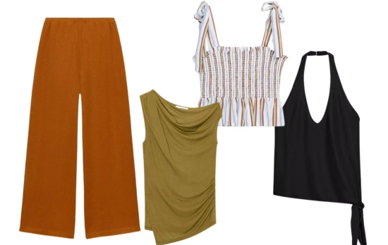 Posibles combinaciones con el pantalón rústico de Zara/ Fotomontaje Consumidor Global