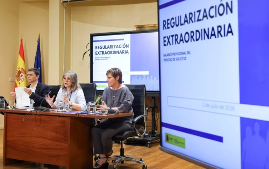 Balance del proceso extraordinario de regularización Kiko Huesca EFE Balance del proceso extraordinario de regularización Kiko Huesca EFE