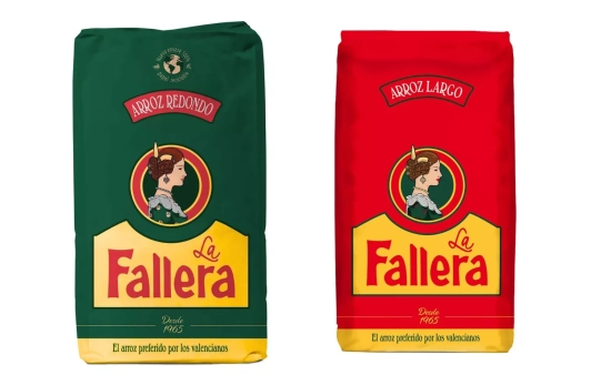 Dos paquetes de La Fallera / FOTOMONTAJE Dos paquetes de La Fallera / FOTOMONTAJE