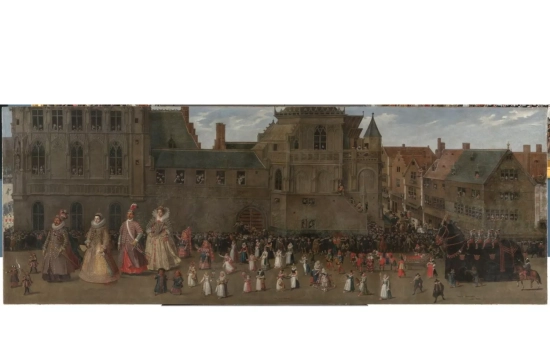 La procesión de gigantes en Bruselas el 31 de mayo de 1615 David Novelier
