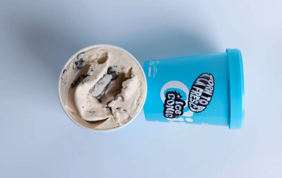 El helado colaboración de Olimpro y Plesh CEDIDA El helado colaboración de Olimpro y Plesh CEDIDA