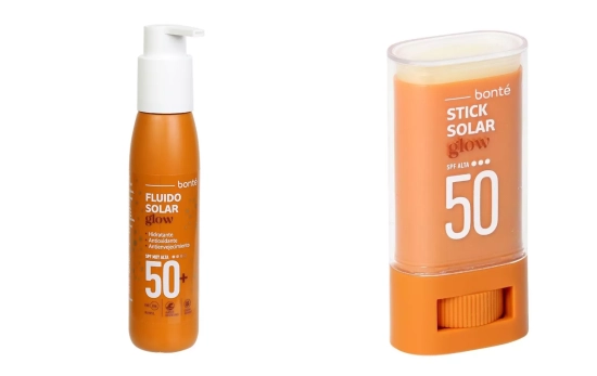 El Fluido Corporal SPF 50+ Glow y el Stick Solar Glow SPF 50 / CLAREL El Fluido Corporal SPF 50+ Glow y el Stick Solar Glow SPF 50 / CLAREL