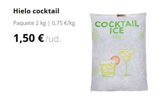 Hielo picad/ MERCADONA Hielo picad/ MERCADONA