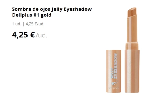 Sombra de ojos Jelly Eyeshadow/ MERCADONA Sombra de ojos Jelly Eyeshadow/ MERCADONA