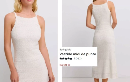 Vestido de punto / SPRINGFIELD Vestido de punto / SPRINGFIELD