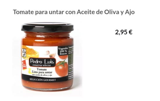 Tomate listo para untar Pedro Luis Tomate listo para untar Pedro Luis