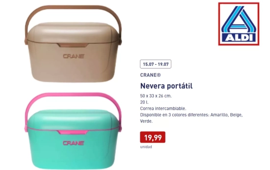 Nevera de playa/ ALDI