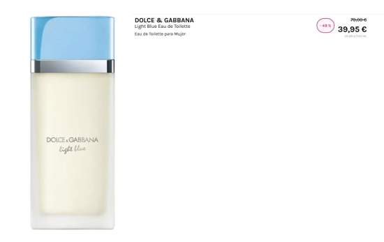            DOLCE & GABBANA Light Blue Eau de Toilette/ DRUNI