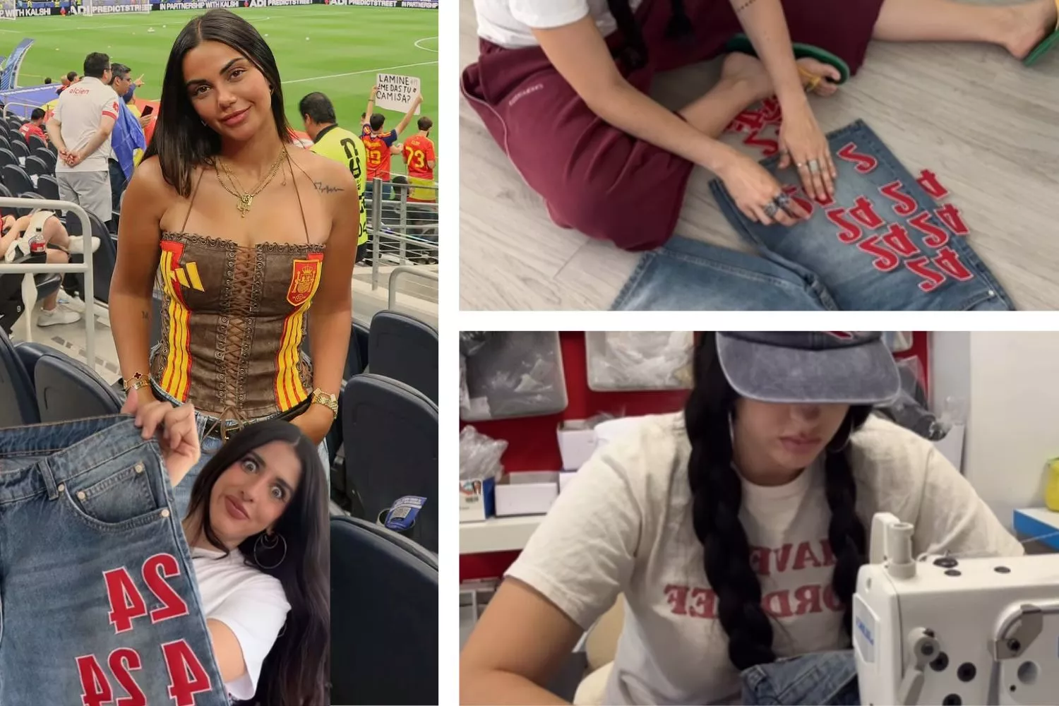 Las mujeres de los futbolistas del Mundial 2026 con camisetas customizadas / Fotomontaje CONSUMIDOR GLOBAL