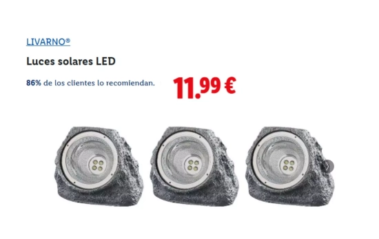 Luces solares LED/ LIDL Luces solares LED/ LIDL