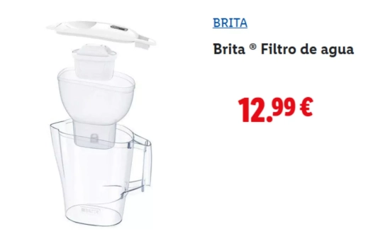 Brita de filtro para el agua/ LIDL Brita de filtro para el agua/ LIDL