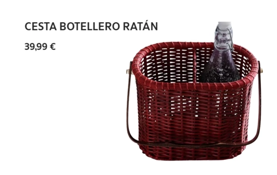 Botellero ratán/ ZARA HOME Botellero ratán/ ZARA HOME
