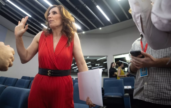 La ministra de Sanidad, Mónica García, tras anunciar la nueva Ley del Tabaco / Eduardo Parra - EP La ministra de Sanidad, Mónica García, tras anunciar la nueva Ley del Tabaco / Eduardo Parra - EP