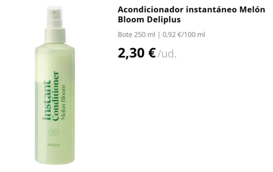 Acondicionador instantáneo Melón Bloom Deliplus/ MERCADONA