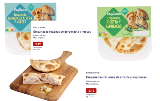 Empanadas rellenas/ ALDI Empanadas rellenas/ ALDI