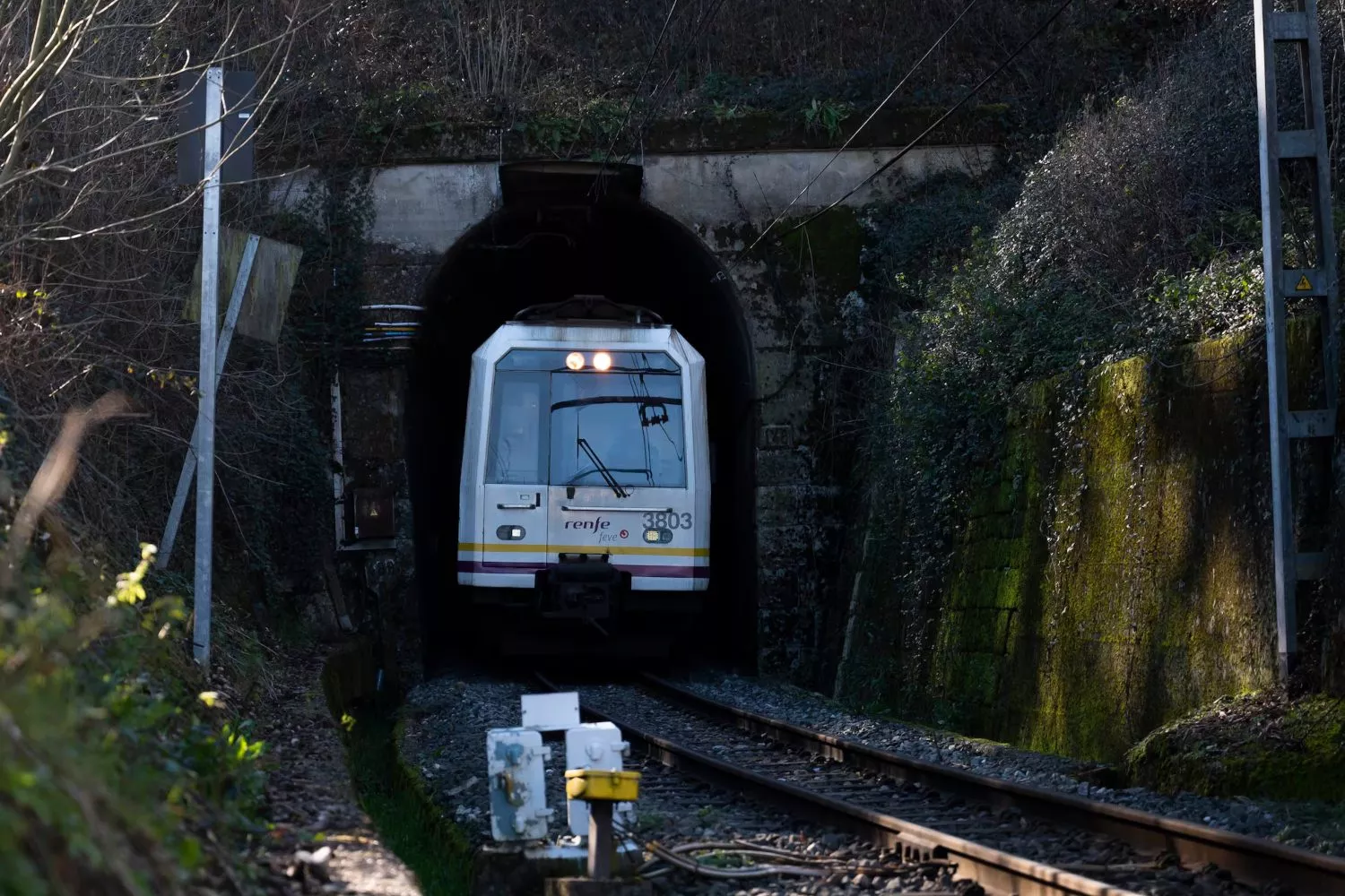 Un tren de Cercanías en Cantabria / Pedro Puente Hoyos - EFE
