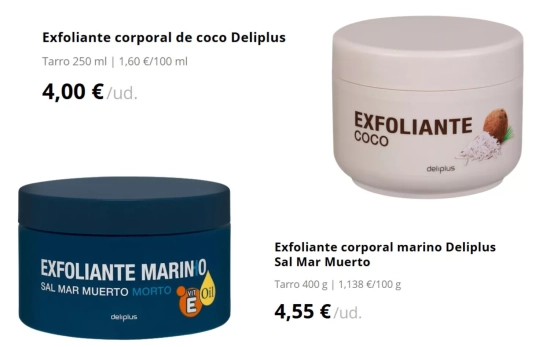 Exfoliantes/ MERCADONA Exfoliantes/ MERCADONA