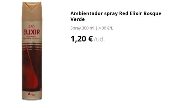 Ambientador Red Elixir/ MERCADONA Ambientador Red Elixir/ MERCADONA