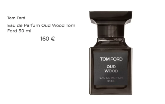 Oud Wood Tom Ford 30 ml/ EL CORTE INGLÉS Oud Wood Tom Ford 30 ml/ EL CORTE INGLÉS