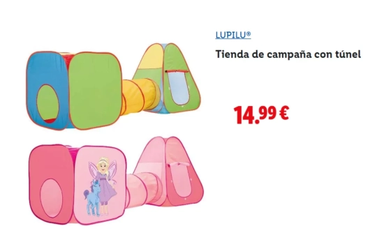 Tienda con túnel niños/ LIDL Tienda con túnel niños/ LIDL