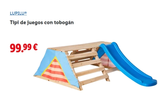 Tipi de juegos con tobogán Lupilu/ LIDL Tipi de juegos con tobogán Lupilu/ LIDL
