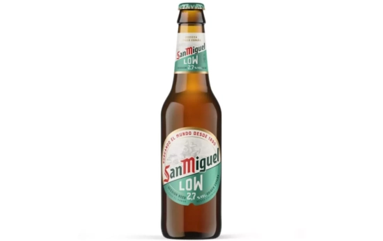 La cerveza San Miguel Low / MAHOU - SAN MIGUEL La cerveza San Miguel Low / MAHOU - SAN MIGUEL