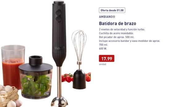Batidora de brazo/ ALDI