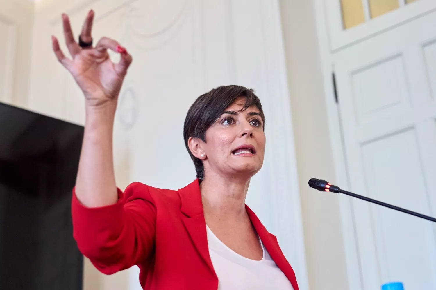 La ministra de Vivienda y Agenda Urbana, Isabel Rodríguez / EUROPA PRESS - JUANMA SERRANO