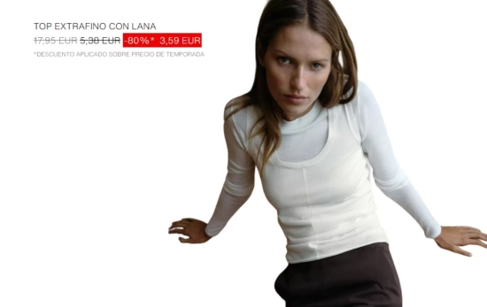 Top extrafino con lana/ ZARA
