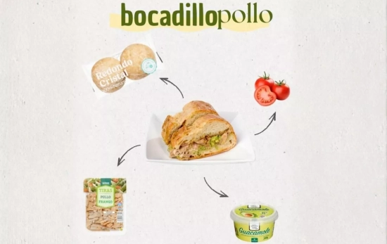 Bocadillo de pollo/ @albamindset Bocadillo de pollo/ @albamindset