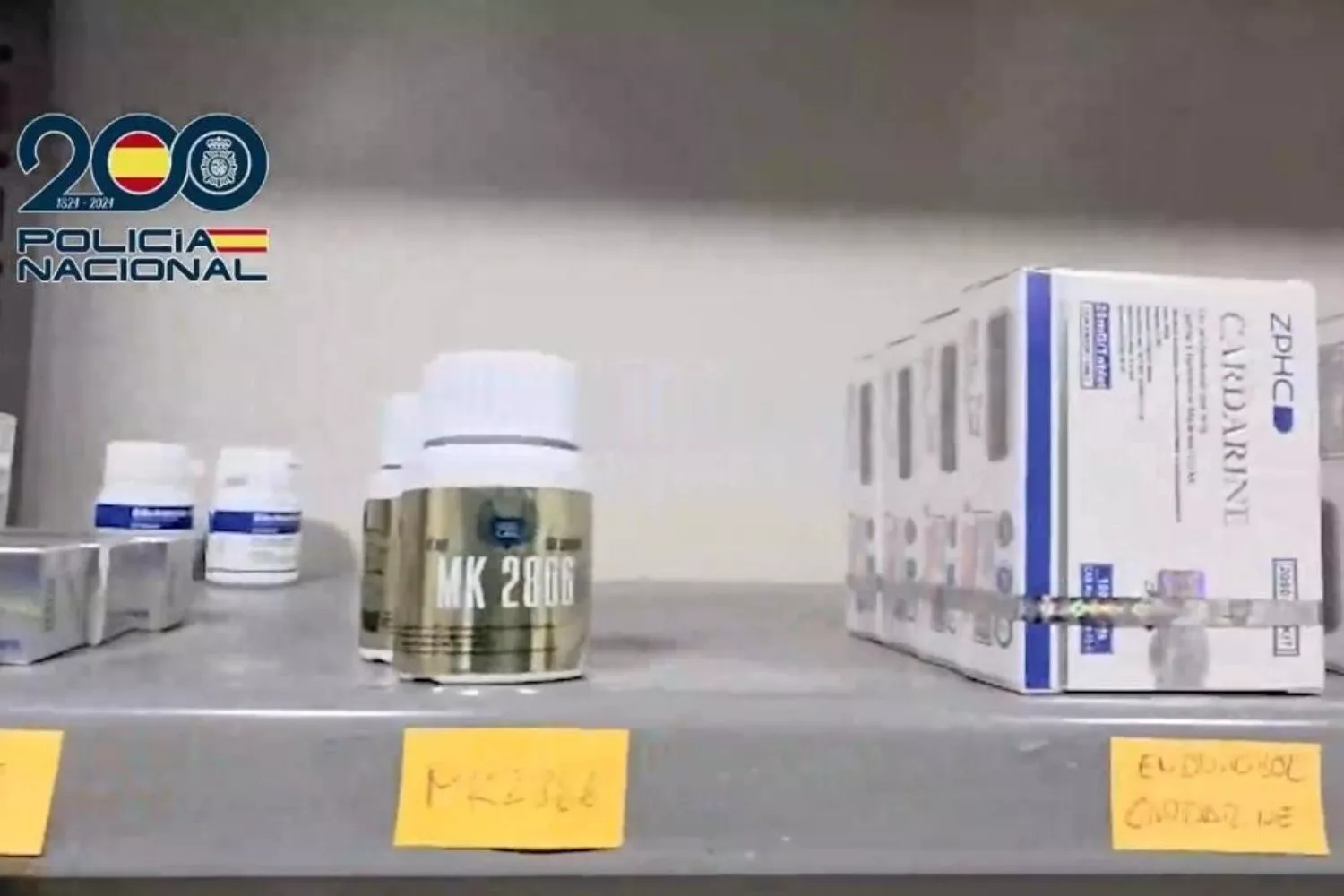 Medicamentos incautados en una operación de la Policía Nacional en Sevilla   POLICÍA NACIONAL