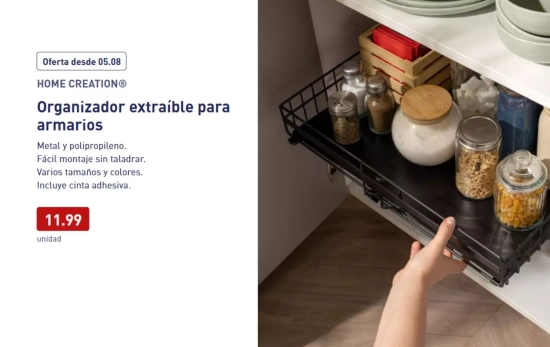 Organizador extraíble/ ALDI