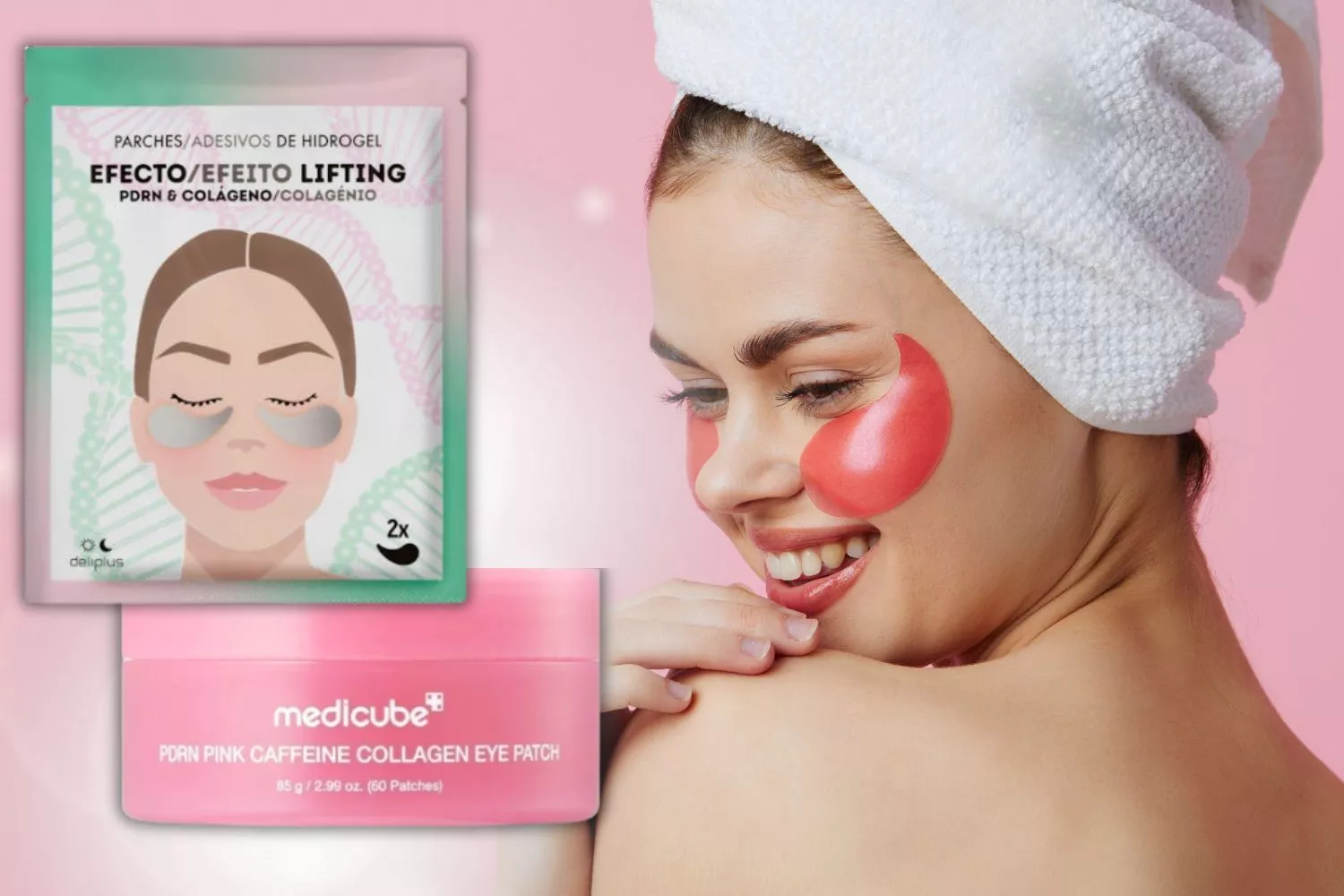  Mercadona apuesta por imitar la fórmula de los parches de hidrogel más virales / Fotomontaje Consumidor Global