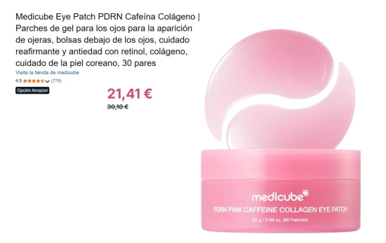 Medicube parches PDRN colágeno/ AMAZON Medicube parches PDRN colágeno/ AMAZON