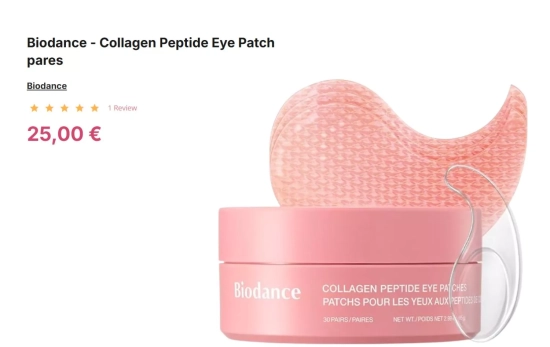 Biodance, cuyos Collagen Peptide Eye Patch/ Biodance Biodance, cuyos Collagen Peptide Eye Patch/ Biodance