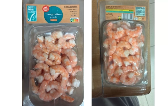 Aspecto del langostino / AESAN Aspecto del langostino / AESAN