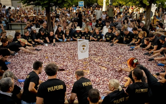 La tapa de pulpo más grande del mundo / EFE AGRO La tapa de pulpo más grande del mundo / EFE AGRO