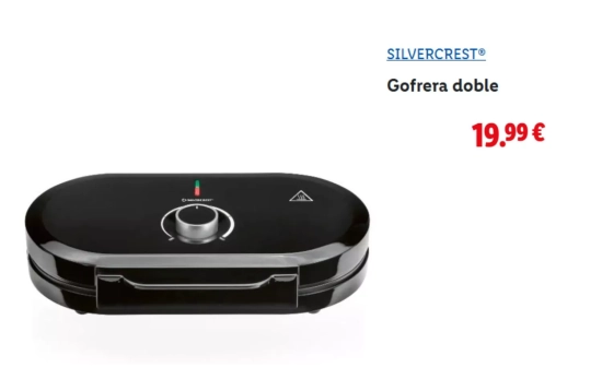 Gofrera doble/ LIDL Gofrera doble/ LIDL
