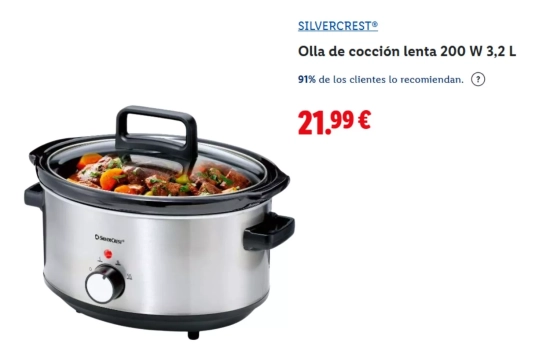 Olla de cocción lenta/ LIDL Olla de cocción lenta/ LIDL