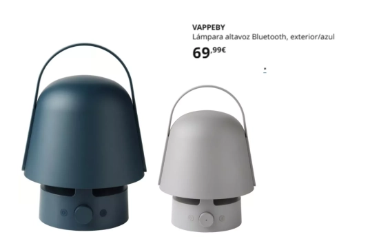 Lámpara- altavoz VAPPEBY/ IKEA Lámpara- altavoz VAPPEBY/ IKEA