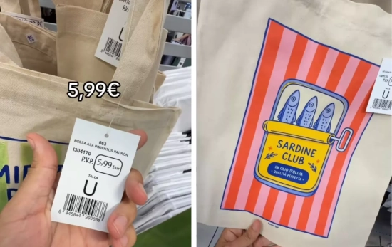 Los coloridos diseños de tote bags del Carrefour cuestan solo 5,99 euros/ Instagram Los coloridos diseños de tote bags del Carrefour cuestan solo 5,99 euros/ Instagram