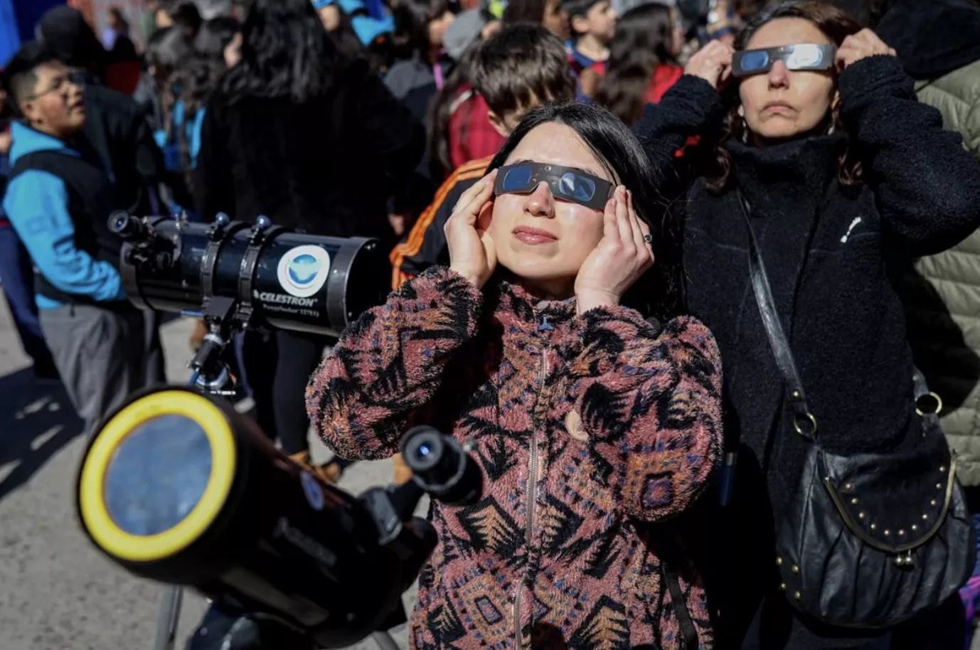 Gafas para ver un eclipse solar / EUROPA PRESS