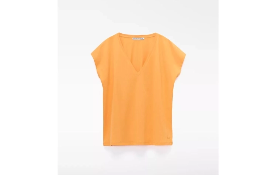 Camiseta naranja PYRATEX® Algodón Español / ADOLFO DOMÍNGUEZ Camiseta naranja PYRATEX® Algodón Español / ADOLFO DOMÍNGUEZ