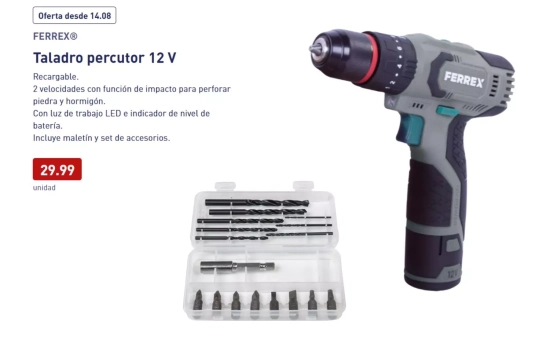 Taladro percutor/ ALDI Taladro percutor/ ALDI