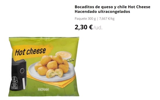 Hot Cheese/ MERCADONA Hot Cheese/ MERCADONA