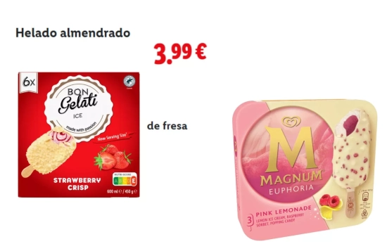 helado almendrado versión Cheescake de Lidl que imita al de Magnum/ LIDL helado almendrado versión Cheescake de Lidl que imita al de Magnum/ LIDL
